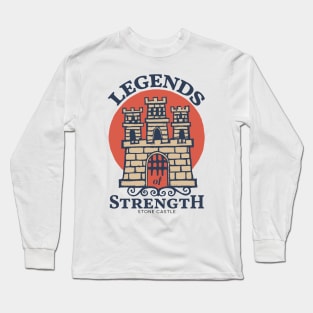 Vintage Stone Castle Long Sleeve T-Shirt